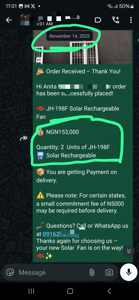 one of our customers, from Adamawa