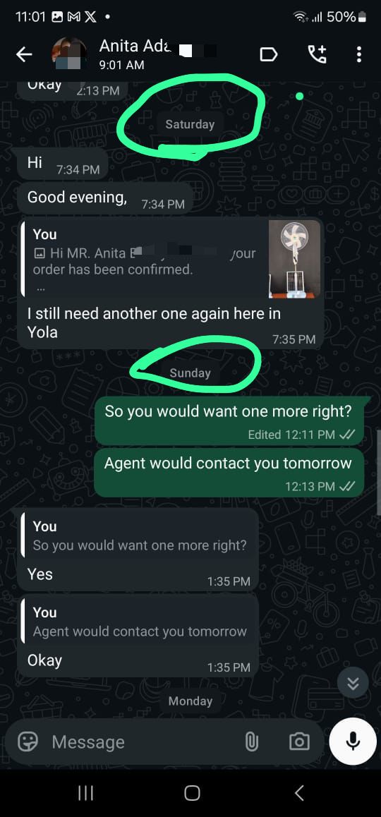 one of our customers, from Adamawa